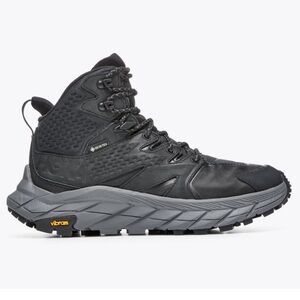 Hoka One One Black Anacapa Mid GTX size 7.5 B hiking gore-tex outdoor
